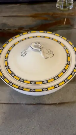 Rare Sampson Bridgwood England Serving Dish