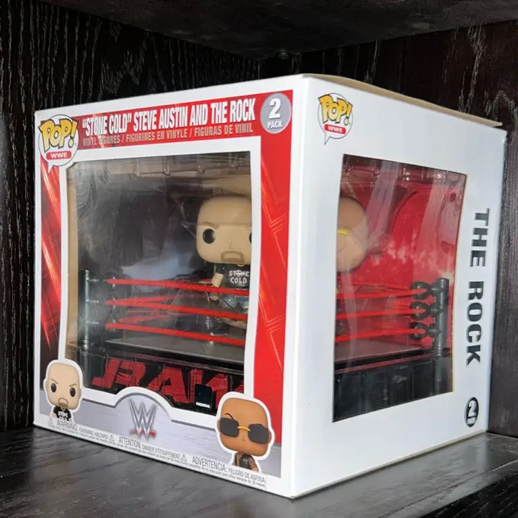 Pop, Wwe, Stone Cold Steve Austin, And The Rock 2Pac, Funko Pops