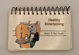 VTG Healthy Entertaining Cookbook 195 Pages “Here’s To Your Health” 1991