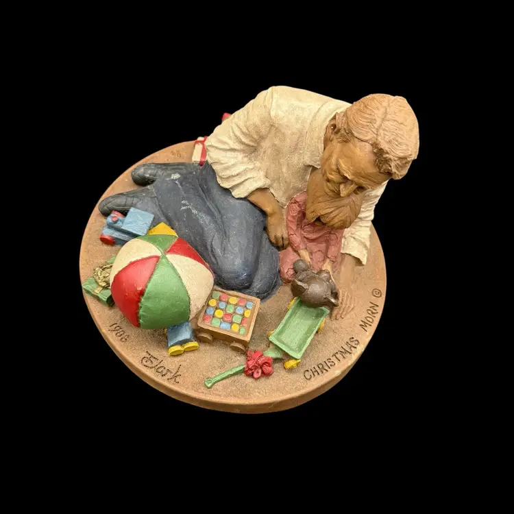 1988 Vintage Tom Clark Christmas Morn Sculpture Cairn Studio Signed #86 Retired