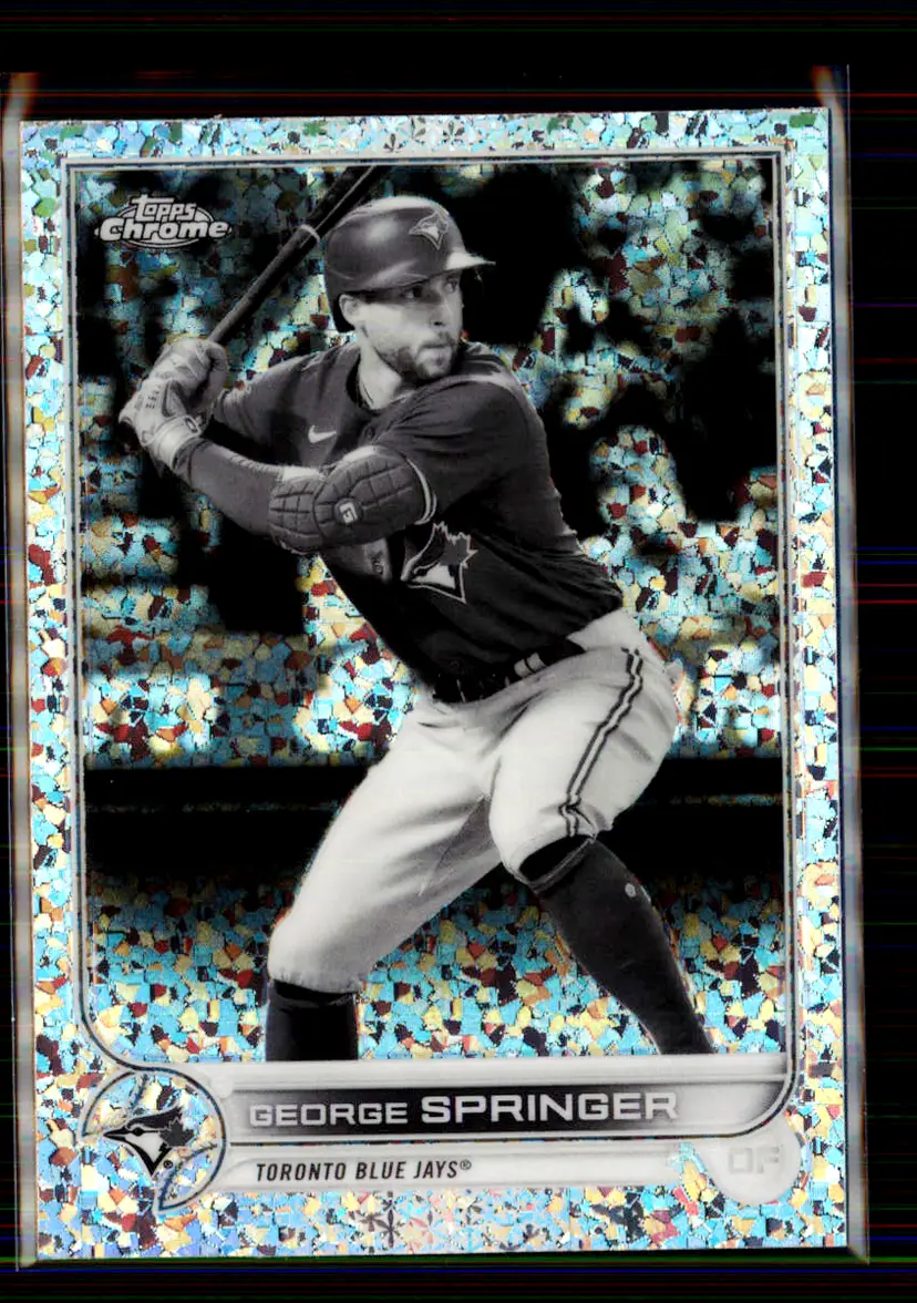 George Springer 2022 Topps Chrome Speckle Refractor #214 - Toronto Blue Jays - (147-276)
