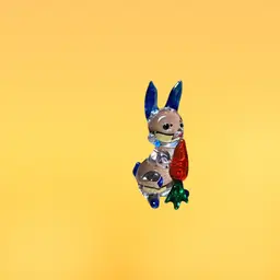 12. Vintage Miniature Glass Rabbit.