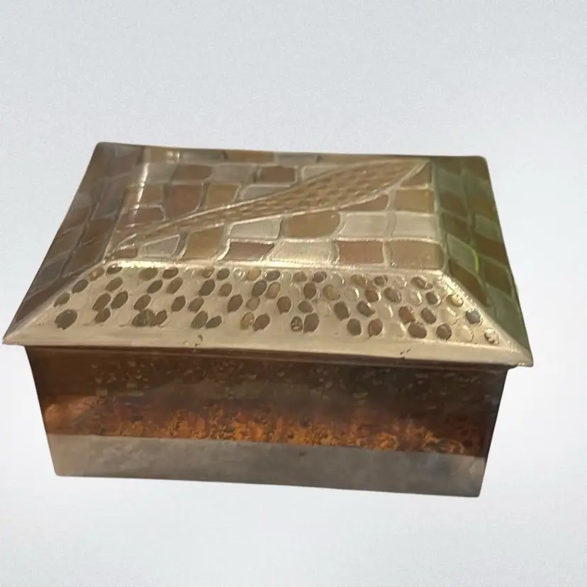 Vintage Metal Trinket Box