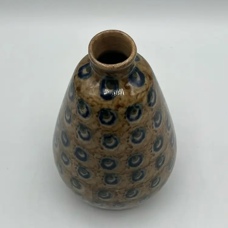 Polish Pottery Eye Vase