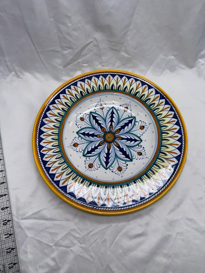 VTG Italian pottery Deruta Plate
