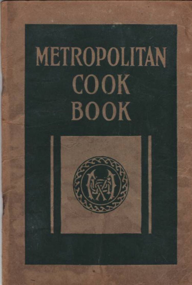 Antique Cookbook Metropolitan Cookbook Policy Holders 1918