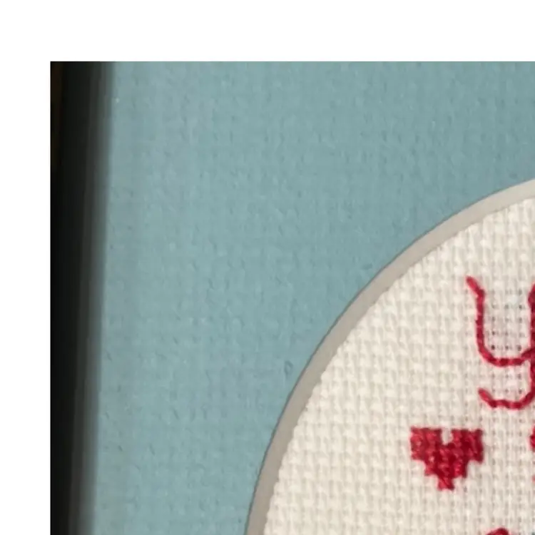 Professionally Framed Counted Cross Stitch Sewing Sew