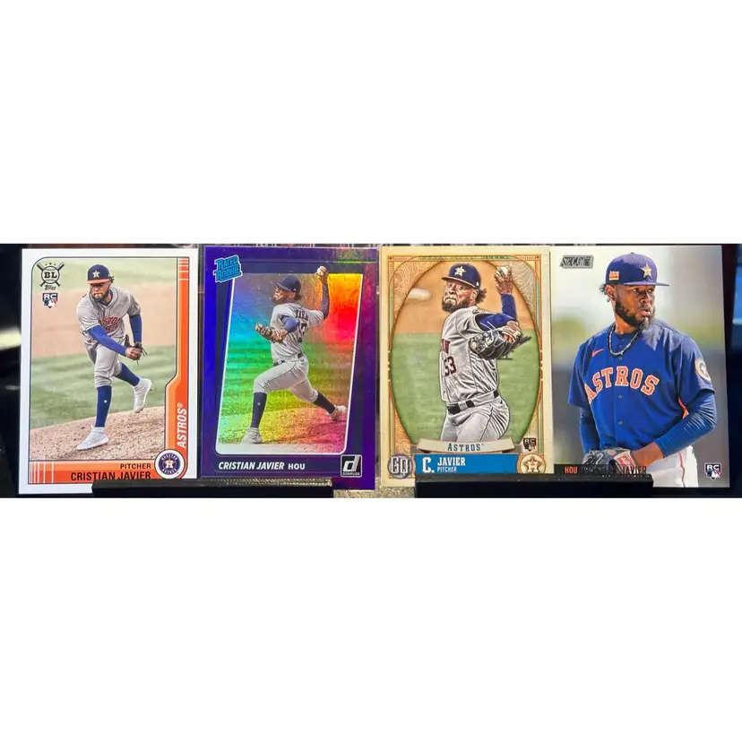 Cristian Javier Rookie RC Houston Astros Lot