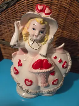 Vintage Rubens Valentines Figural Planter
