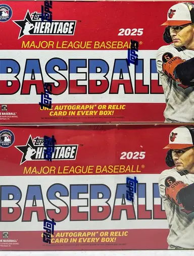 Topps Heritage Baseball Player Auction Break