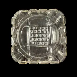 Vintage Hazel Atlas Coaster/Ashtray Mid Century Modern