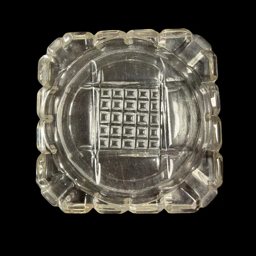 Vintage Hazel Atlas Coaster/Ashtray Mid Century Modern