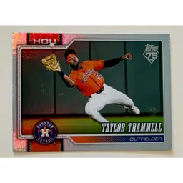 Taylor Trammell Rainbow Foil Houston Astros