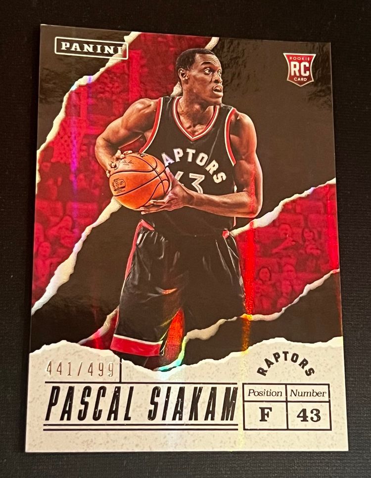 Pascal Siakam 2017 Panini Father's Day /499 #45 Rookie Card RC Indiana Pacers