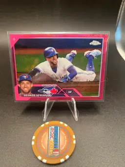 George Springer /199 2023 Topps Chrome Logofractor