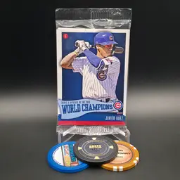 Chicgo Cubs World Series History Iowa Cubs Promo Pack Unopened - 2017 Choice Baseball - Card #21 through 25 Javier Baez + - Iowa Cubs