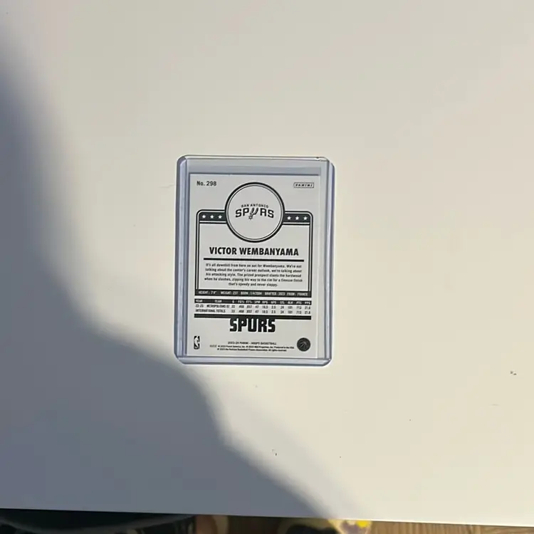 Panini NBA Hoops Rookie Victor Wembanyama