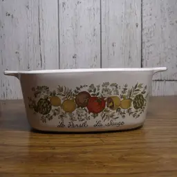 Vtg Corning Ware Spice of Life Le Persil La Sauge Casserole Dish 7x7x3 in No Lid