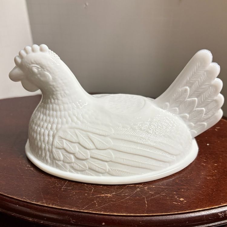 Indiana Glass REPLACEMENT TOP For Hen On Nest