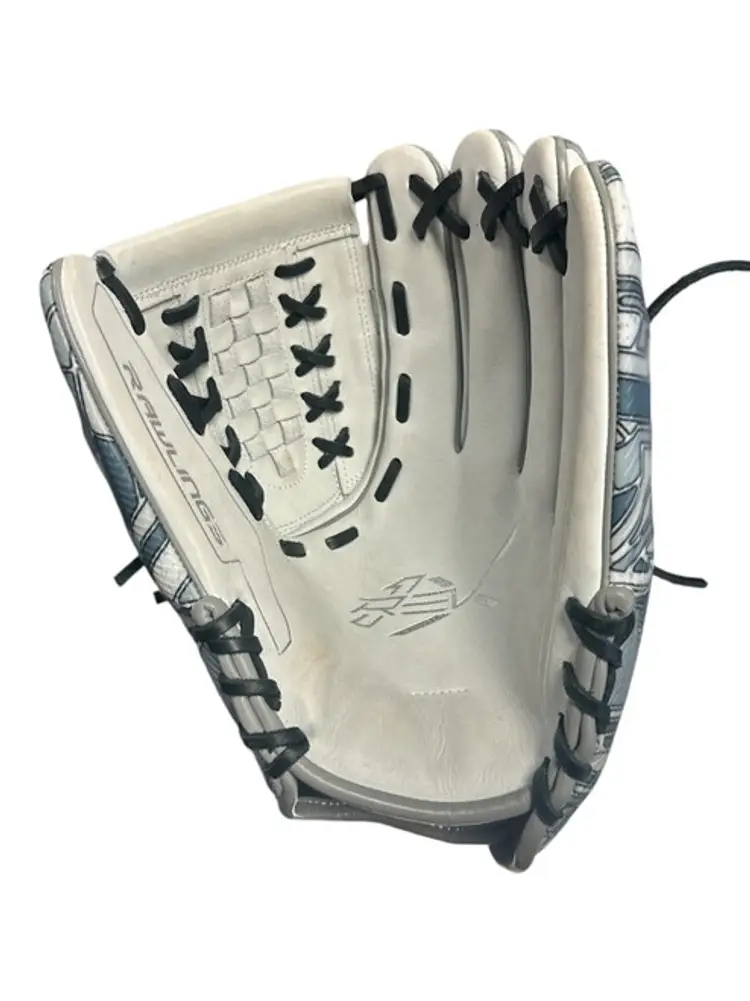 Used Rawlings REV 1 X BB/SB Glove RH Throw Grey 12 1/4"