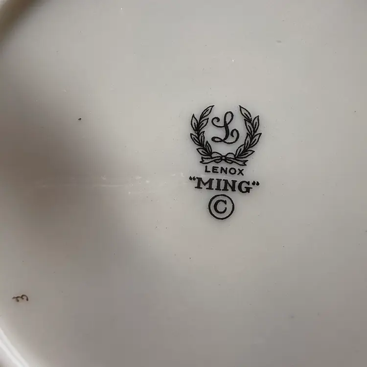 #03 - Vintage Lenox China Ming Bread & Butter Plate 6-1/8" Set Of 6