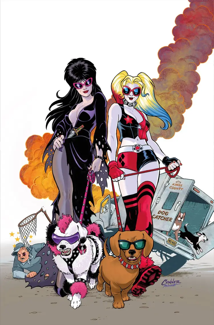 HARLEY QUINN X ELVIRA #2 CVR J AMANDA CONNER 1 LTD VIRGIN 9/24/2025 PRESALE