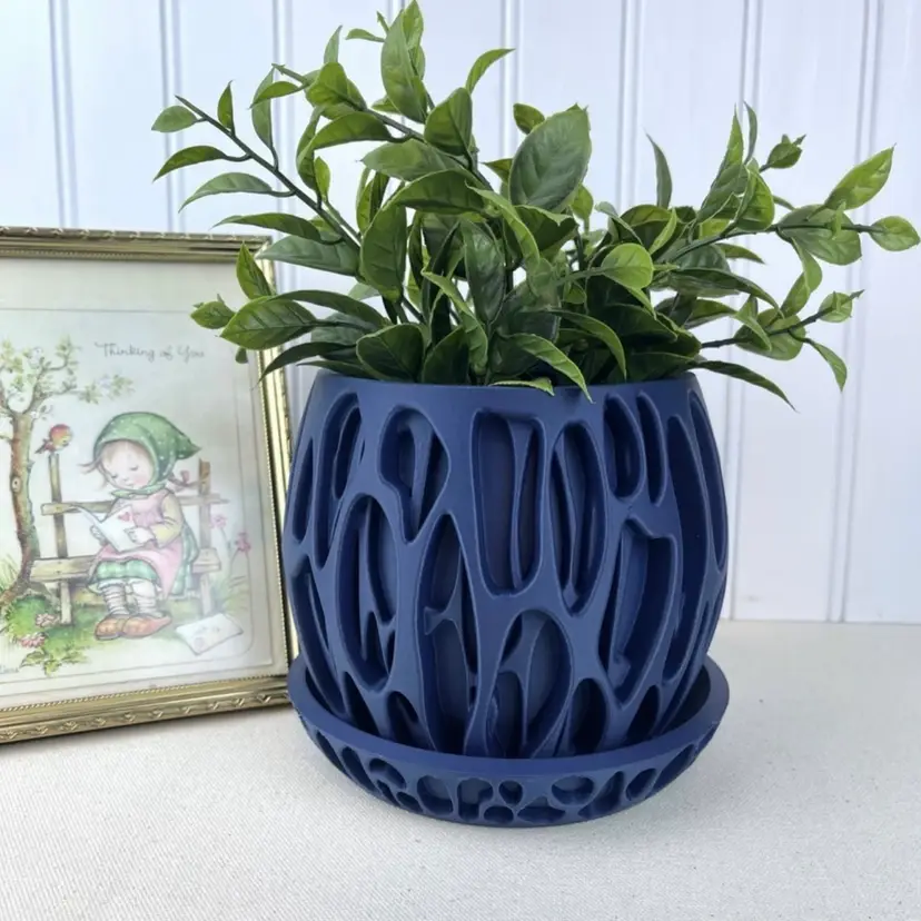 The Slime Planter Pot, Indoor Flower Pot, Tabletop Planter