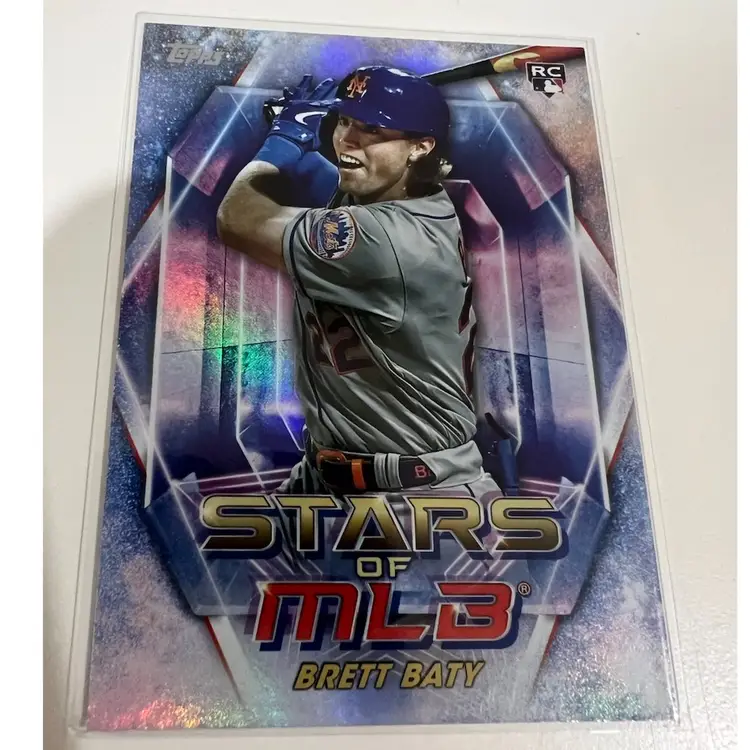 Brett Baty RC Stars Of MLB New York Mets