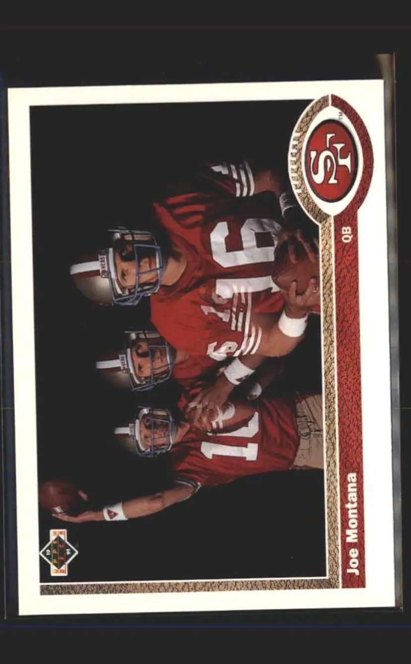 1991 Upper Deck #54c Joe Montana - (137) - San Francisco 49ers
