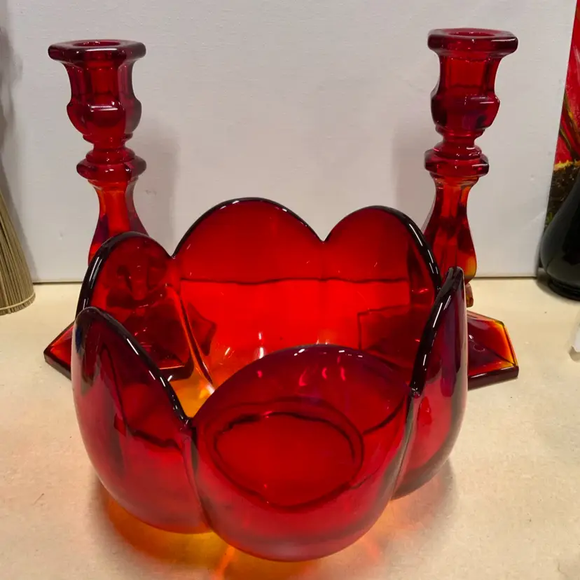 Amberina console Set