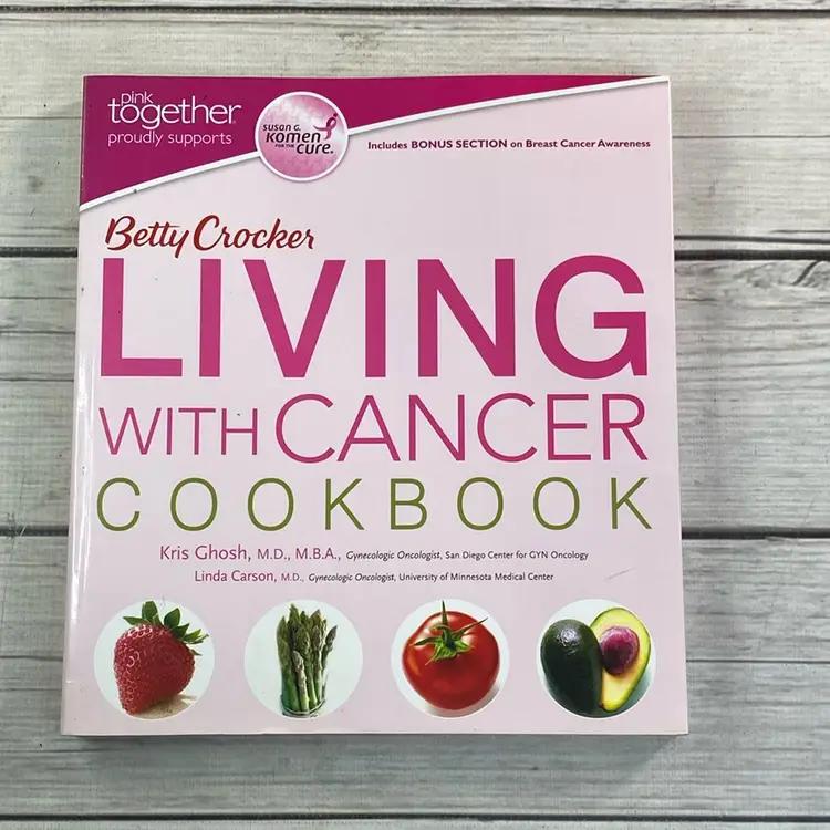 Cook Book | Living With Cancer • Betty Crocker • Cooking Health Gift