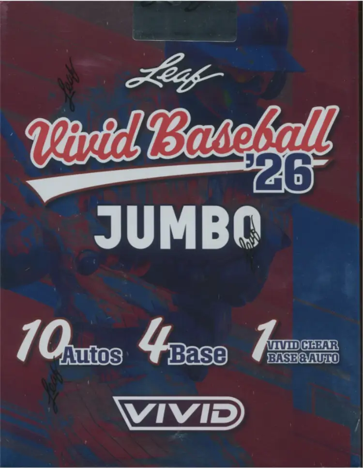 2026 Leaf Vivid Baseball Jumbo, Box (Personal Rip)