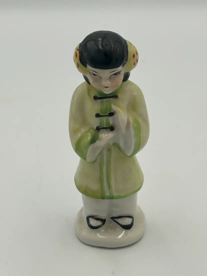 Vintage Japanese Asian Girl Figurine Occupied Japan