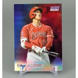 2023 Stadium Club Chrome Shohei Ohtani Purple Chrome Refractor /75