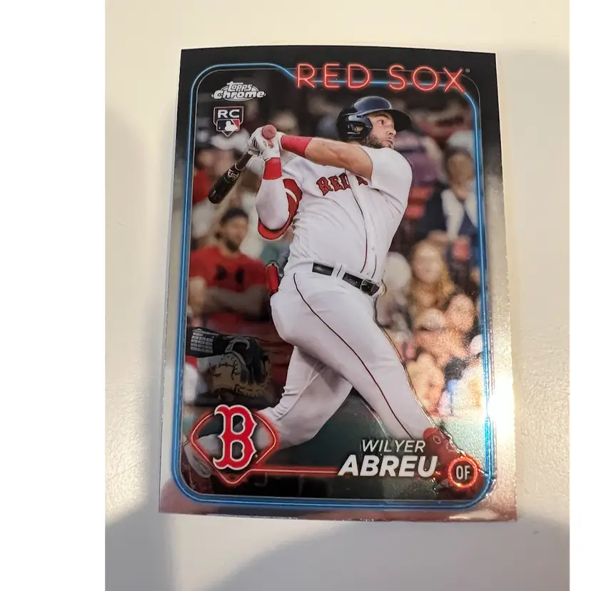 Wilyer Abreu RC Topps Chrome Boston Red Sox