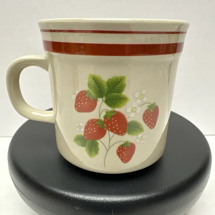 FUJISTONE Berries 8493 Mug Tea Cup Strawberry