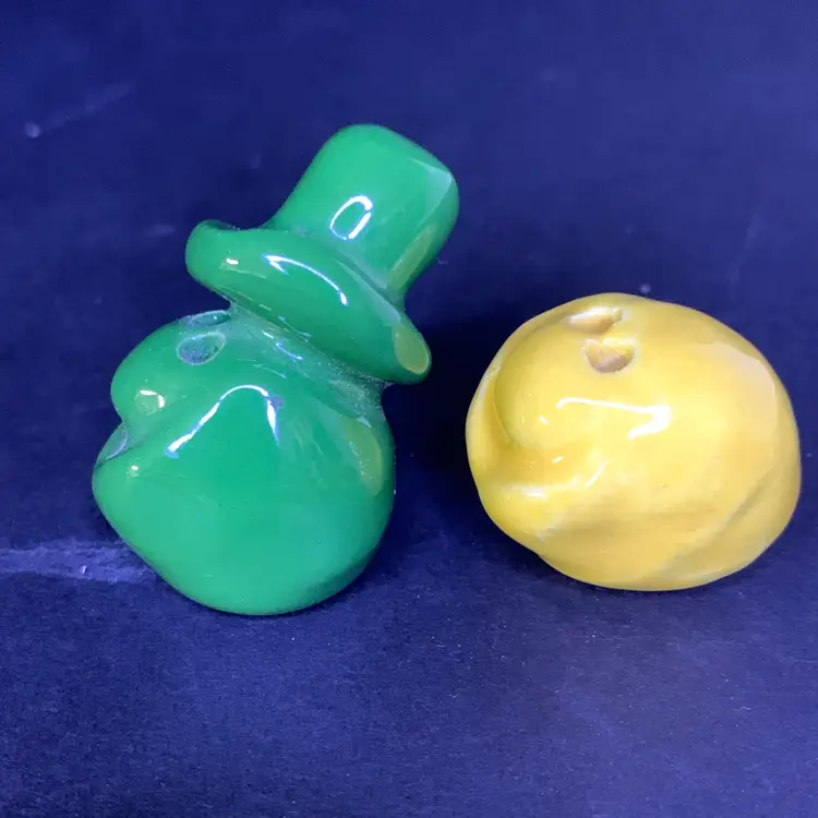 Pair of Seeds of Happiness Ceramic