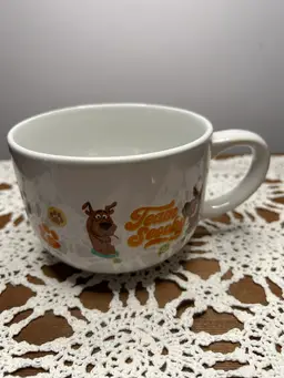 Team Scooby Soup/Coffee Mug By Mega Toys @3” Tall 4 1/2” Mouth