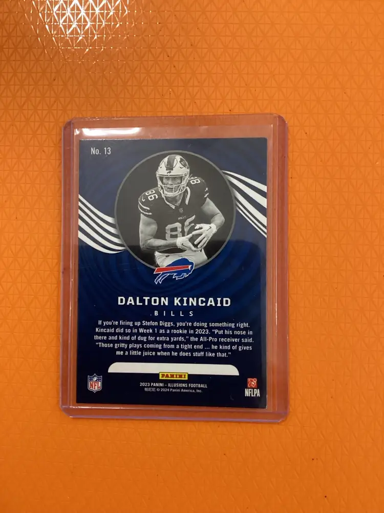 Dalton Kincaid 2023 Illusions Rookie Card RC #13 Buffalo Bills