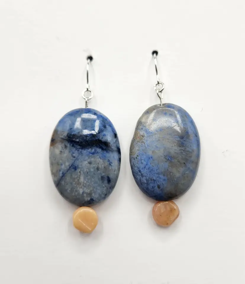 Upcycled Stone Earrings