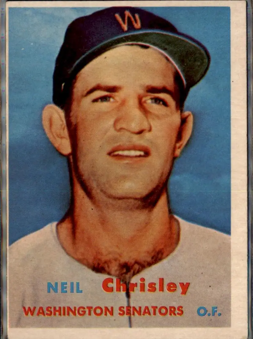 1957 Topps #320 Neil Chrisley - ( pk1 ) - Washington Senators