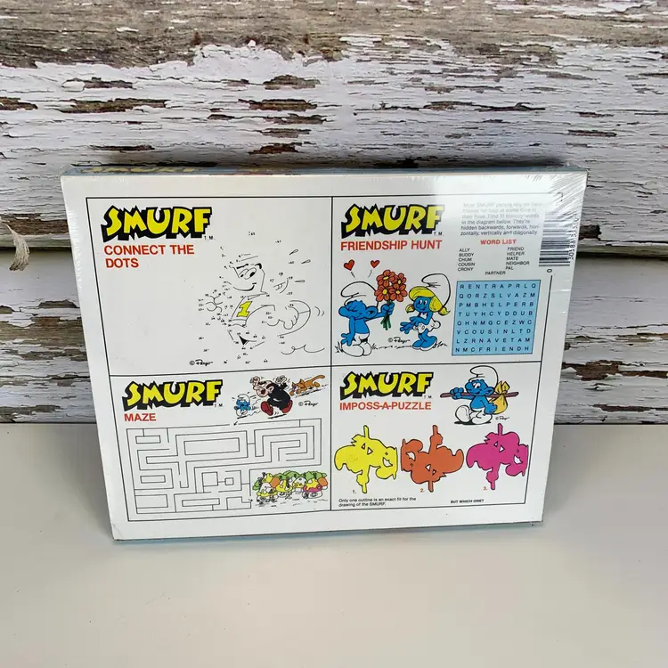 Smurf Boy's Play 'n Groom Set (Football) - Sealed