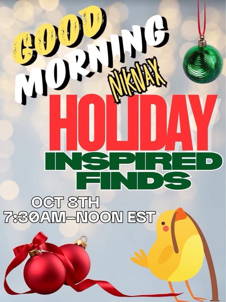 Good Morning NikNax 🎄🎅🏼🤶🏻🎄With Donna’s Doo Dads