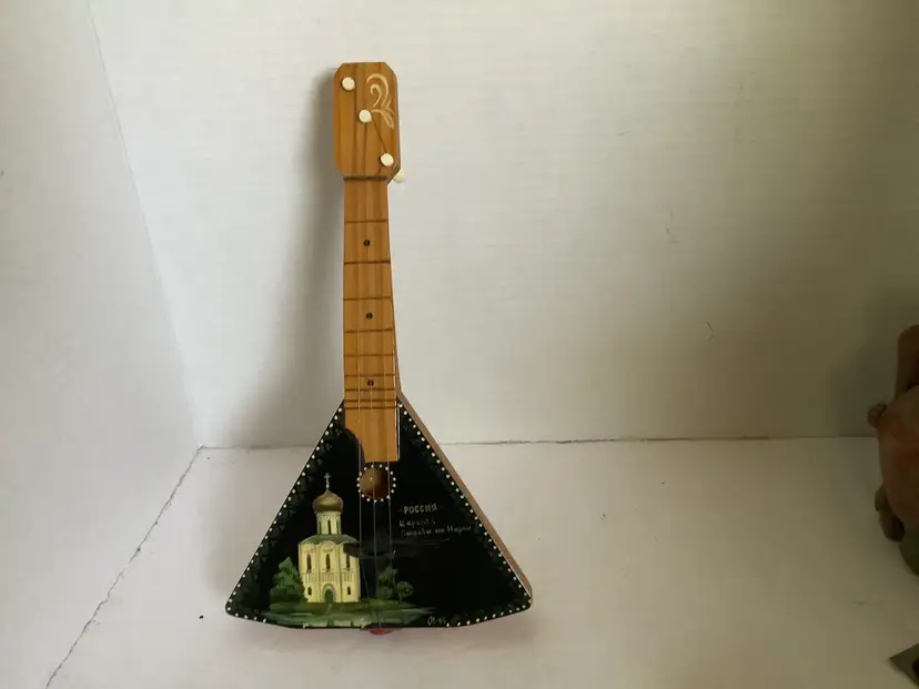 Vintage Traditional Russian balaika,