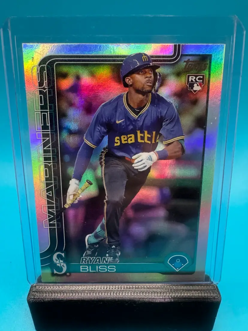 Ryan Bliss Topps Series 1 Rainbow Foil RC Seattle Mariners