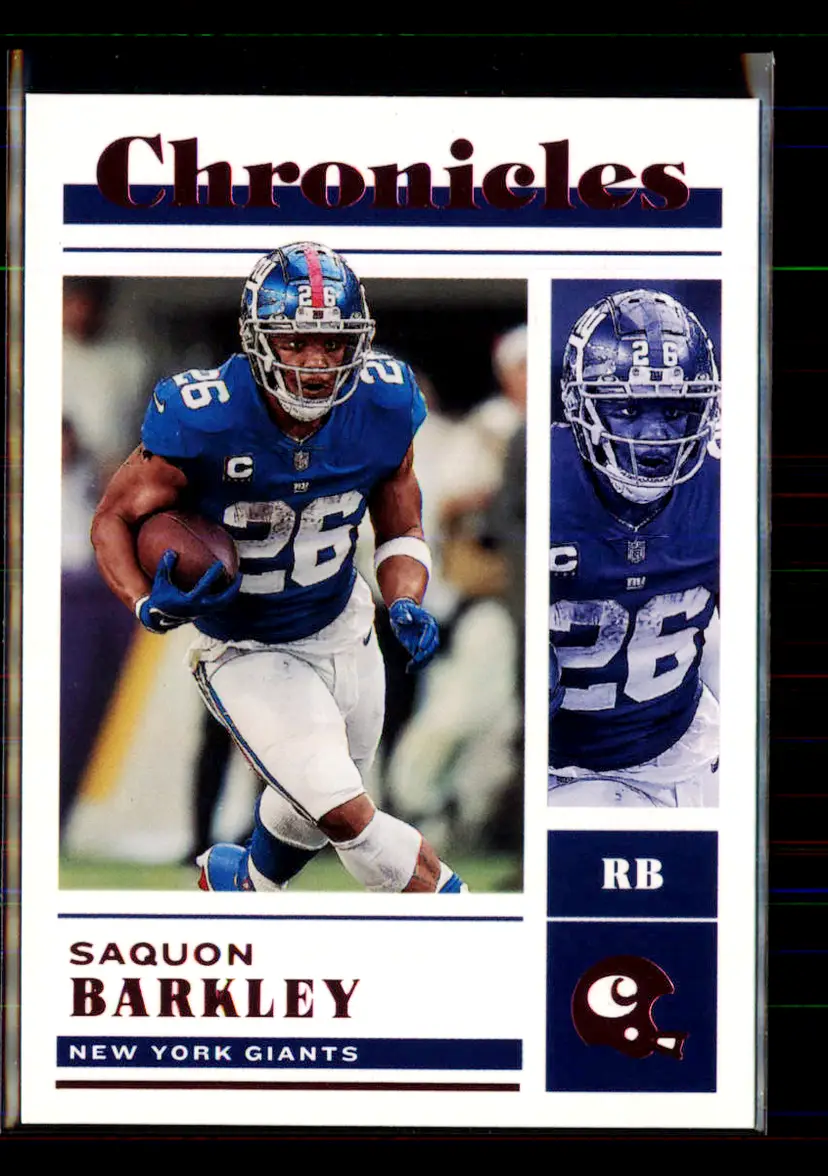 Saquon Barkley 2022 Panini Chronicles Pink #19 - (113) - New York Giants