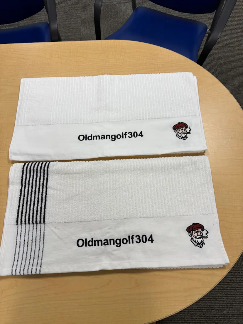 Oldmangolf304 Winston Collection Caddy Towels !!!