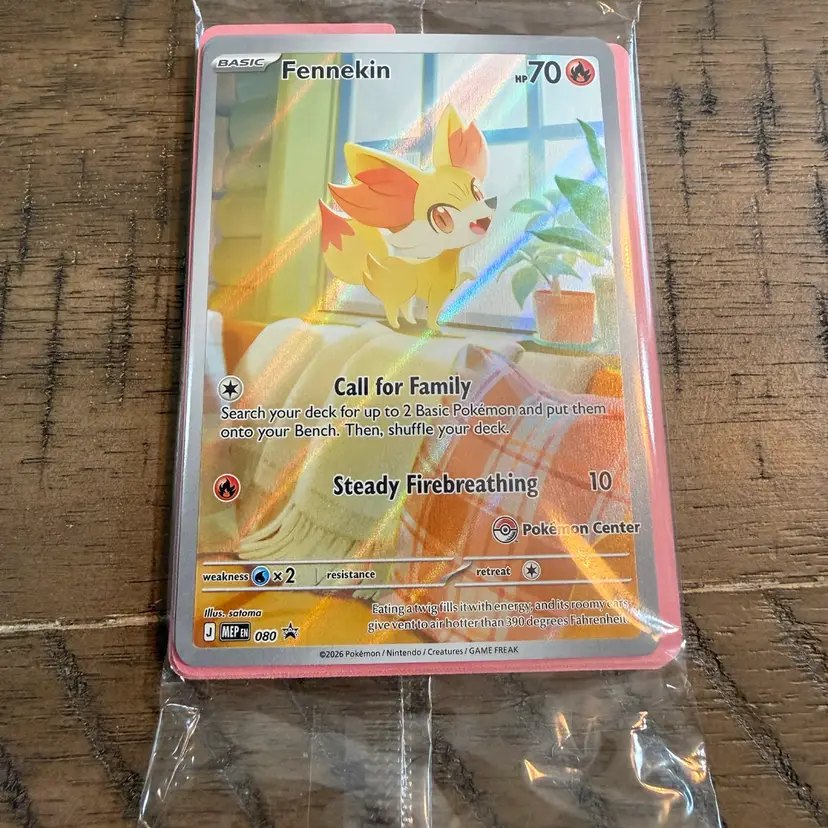 Fennekin - 80 Pokemon Center Exclusive
