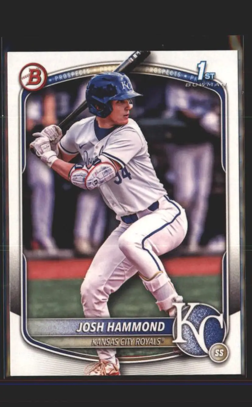 2025 Bowman Draft #BD-185 Josh Hammond - (137) - Kansas City Royals