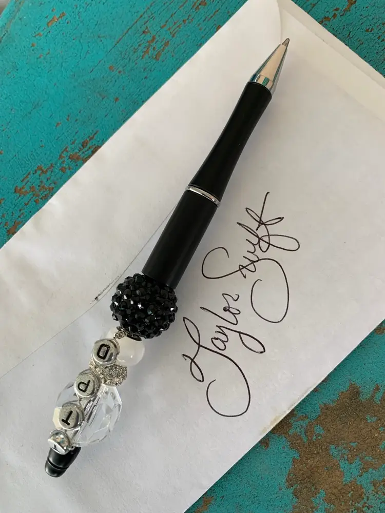 TTPD Hand Beaded PENS
MBEADESIGNS EXCLUSIVE 
TAYLOR SWIFT SWIFTIE SERIES